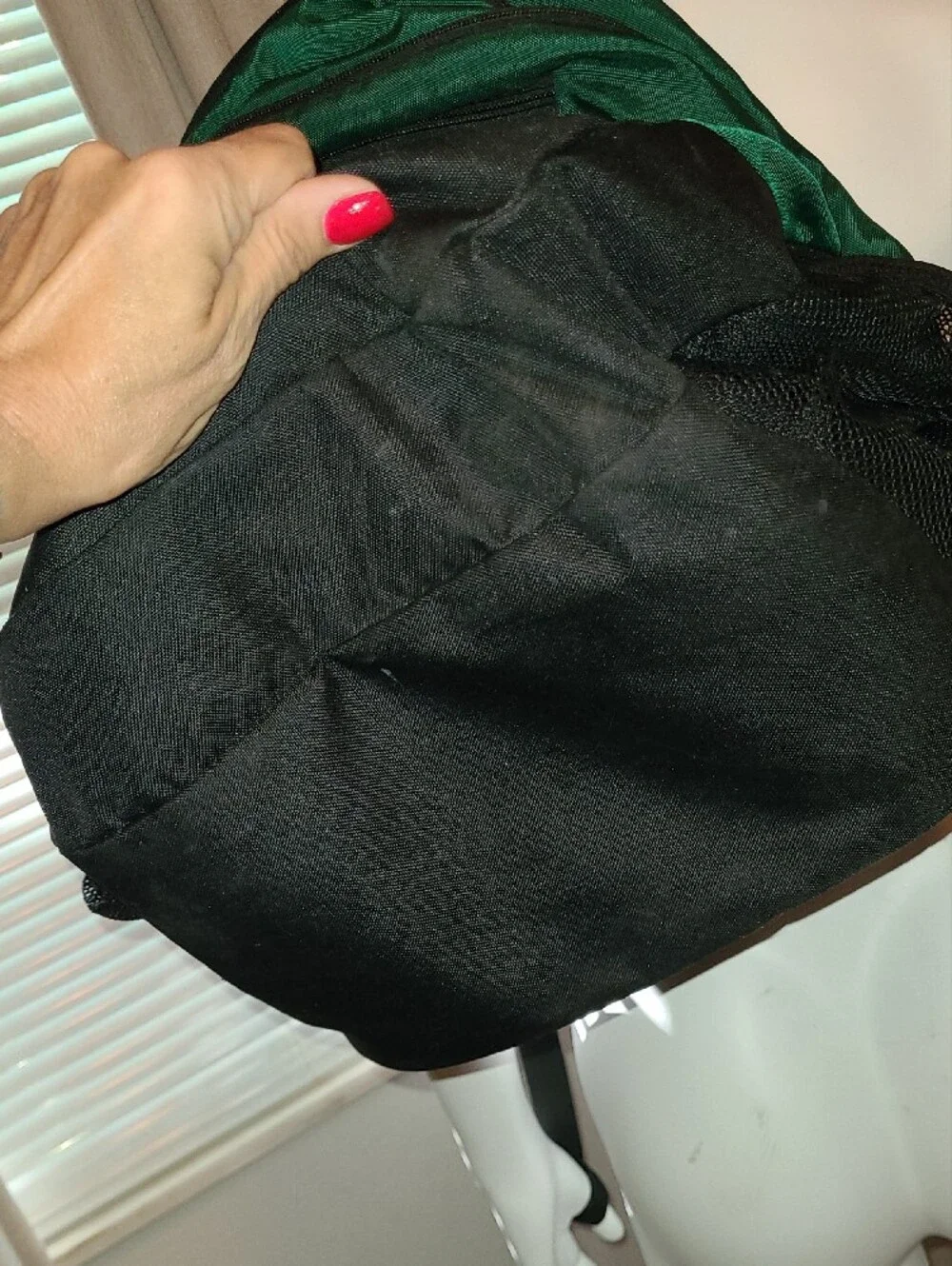 adidas Green and Black Multi-Compartment Backpack